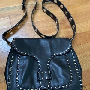 Rebecca minkoff black leather crossbody